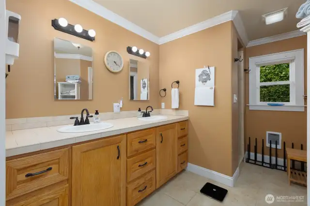 Primary bathroom.