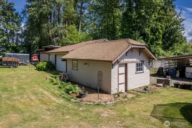 Exterior view of the shed