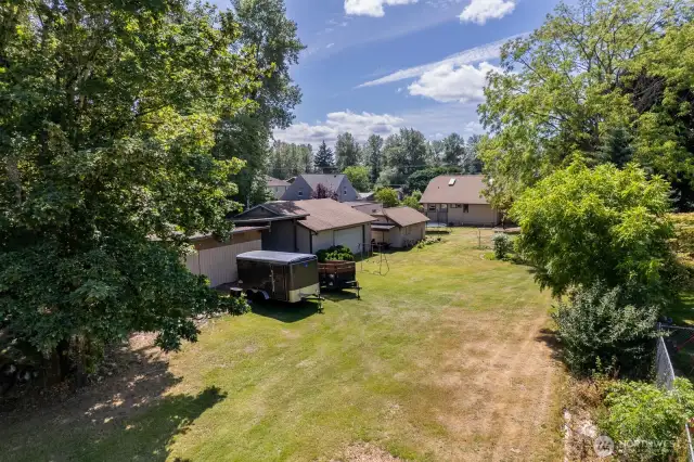 View of part of the back yard