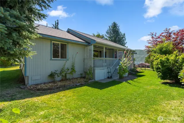 West side yard