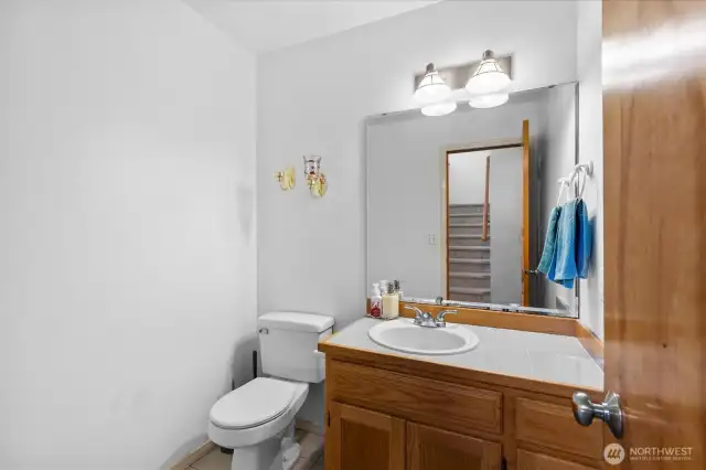 Half bath on main.