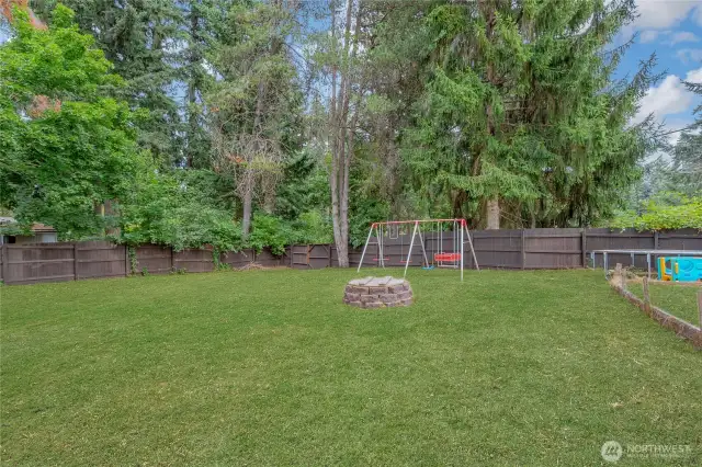 Large Back Yard