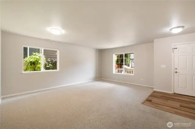 Living room upon entry
