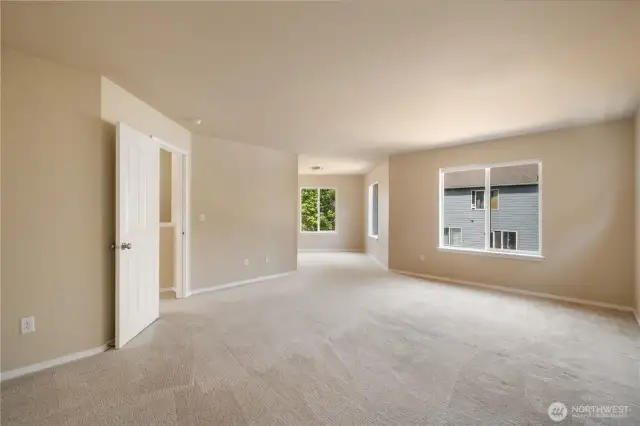 Anther view of the master bedroom.