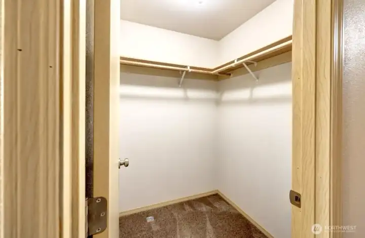 Primary walk-in closet