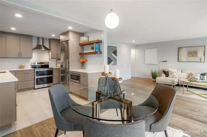 Dining Room and Updated Chef's Kitchen