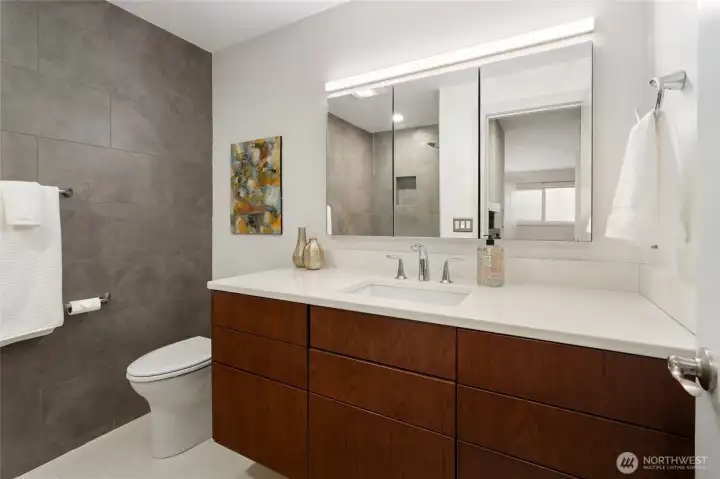 Primary Bathroom with Floating Vanity