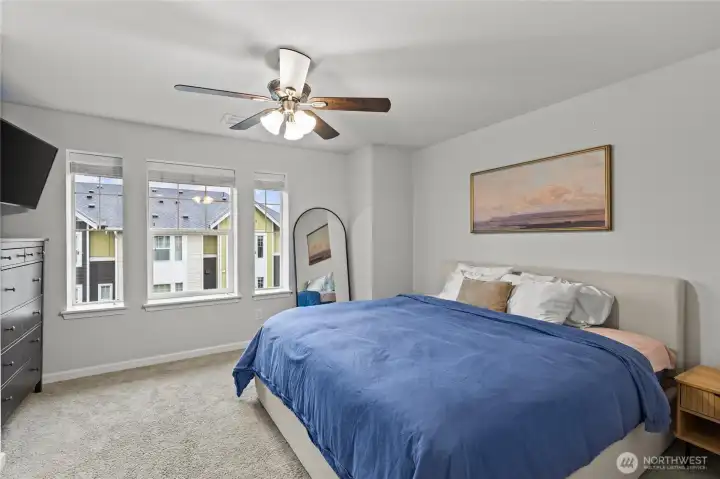 Spacious...plenty of room for that king bed you can't live without.