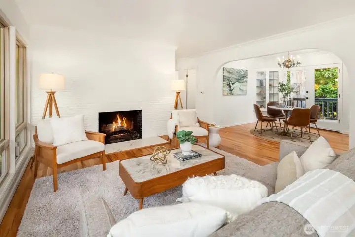 The living room is a showstopper.