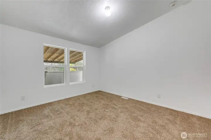 Bedroom #2 un-staged.