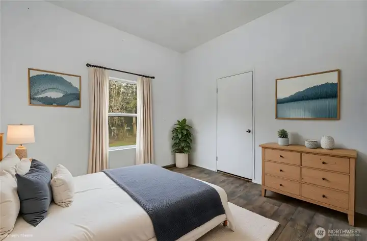 Bedroom #3 is virtually staged, very nice.