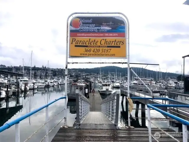 Dock at Skyline Marina for catching water taxi