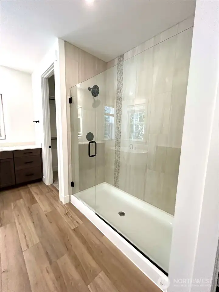 Big shower in primary bath