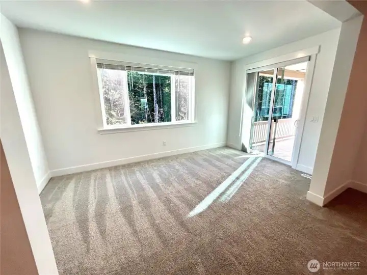 Primary suite retreat with a balcony