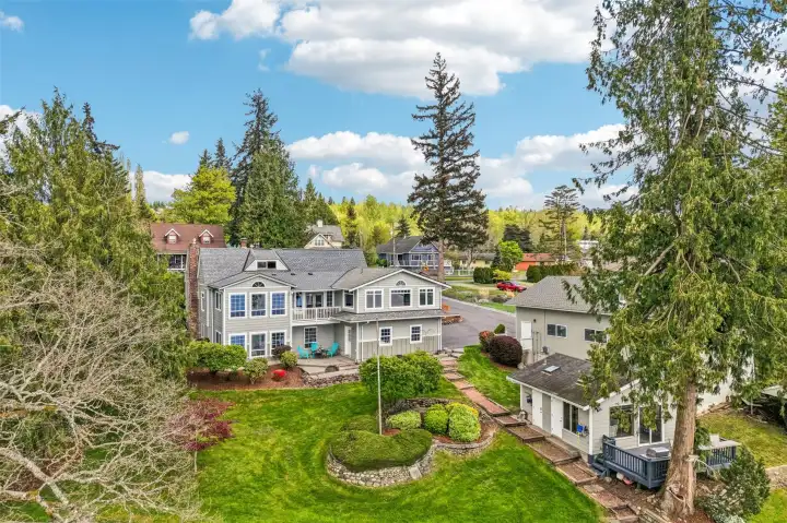 Just shy of one acre-This property is offers everything you've wanted in lake front living!