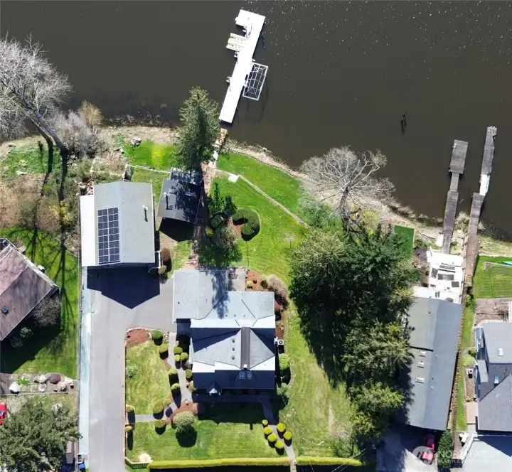 Just shy of one acre-This property is offers everything you've wanted in lake front living!