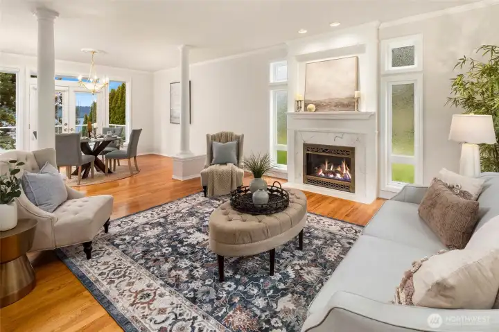 Open Living and Dining Spaces Designed for Entertaining