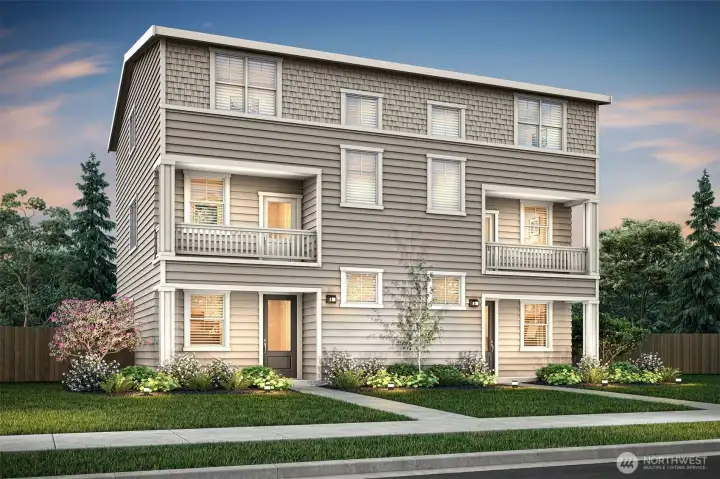 Example of the Benton floor plan to be located at 8779 151st Court E