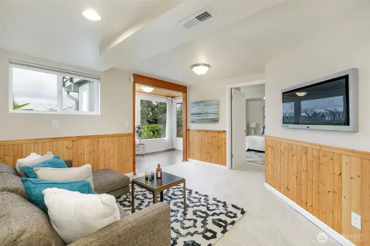 Lower Level Apartment Living Room