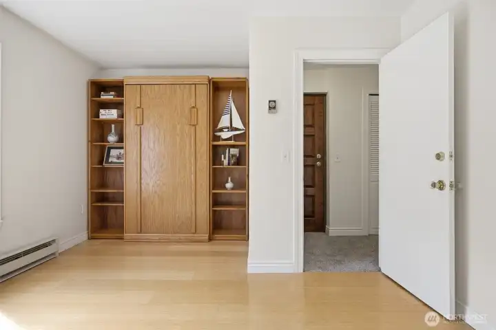 2nd bedroom with built in Murphy bed