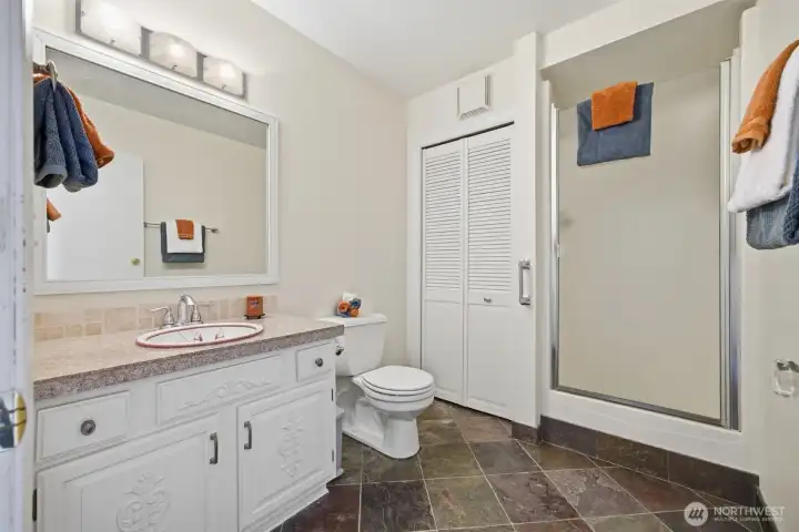 2nd bathroom off halway