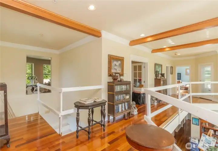 Second level of the home where the 2 guest suite are located as well as