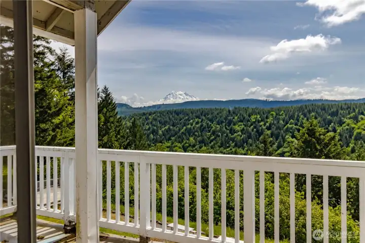 Spectacular Mt. Rainier and territorial views from one of the decks.