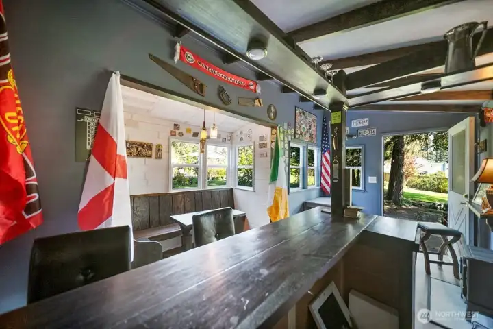 Fun space for entertaining