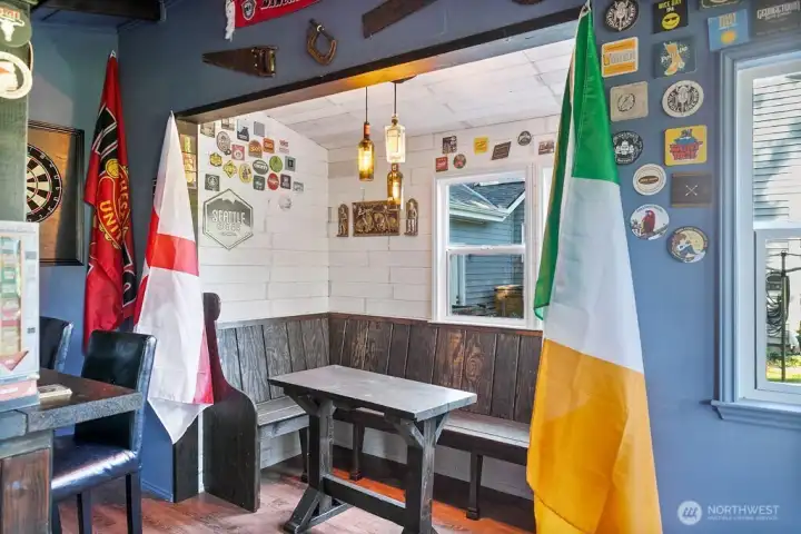 Relax in your own cozy pub from the comfort of your own home