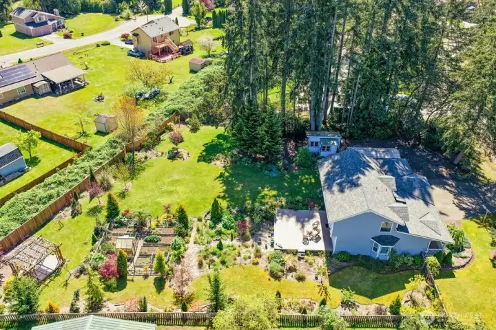 Ample 0.47 acre lot size