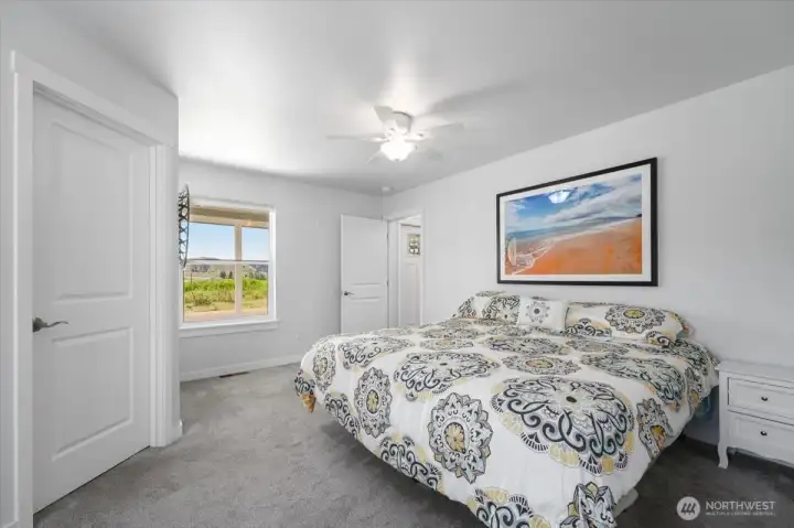 Main floor primary bedroom