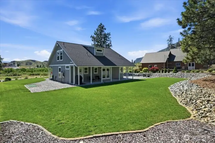 Side and backyard
