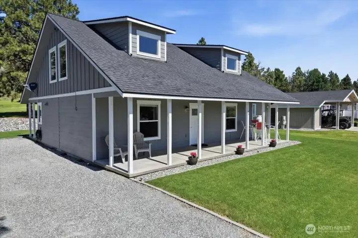 Front patio living