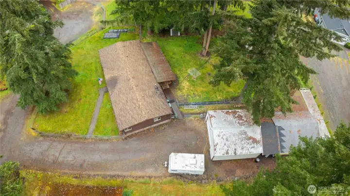 Overhead view