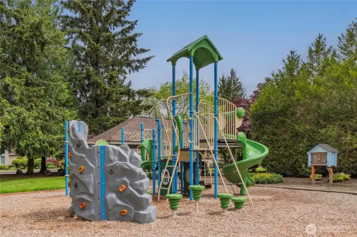 Private playground in the park Private playground in the park