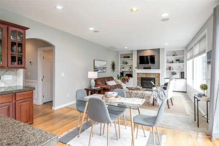 Kitchen with eating space.