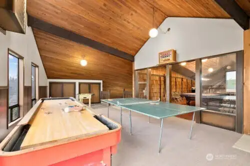 Upper level of the clubhouse has exercise area and game room for everyone to enjoy.