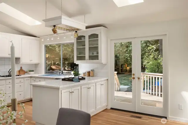 Lots of counter space.