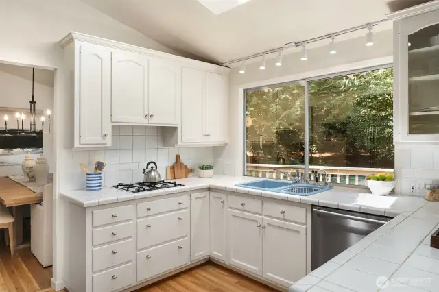 Incredible open kitchen.