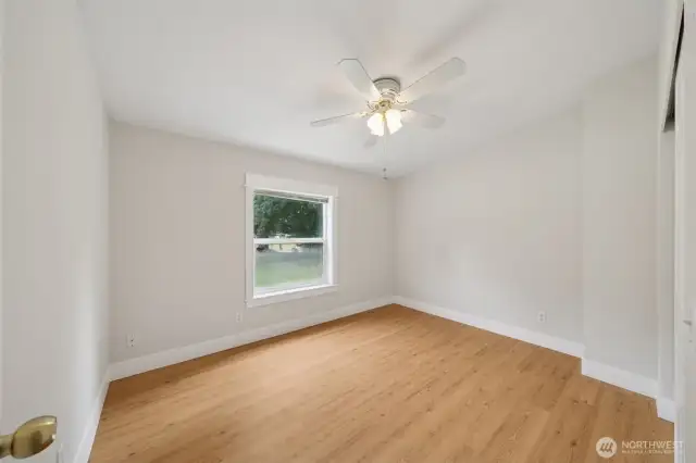 2nd Bedroom. Ceiling fans add nice circulation.