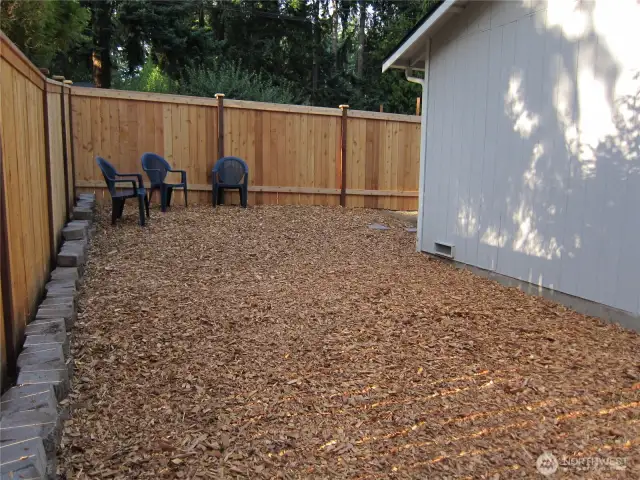 Ready for your garden sanctuary, BBQ area, hot tub... privately enclosed.