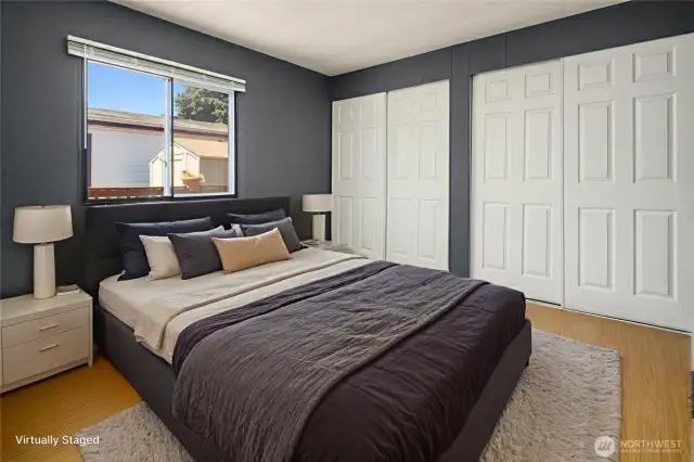 2nd Bed w/ Dual Closets