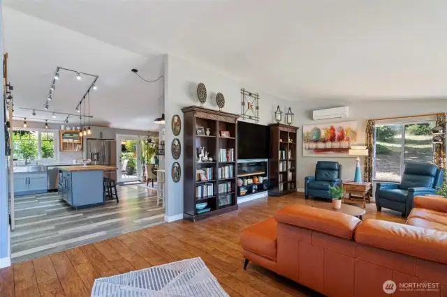 Entry into Living Room & Ktichen