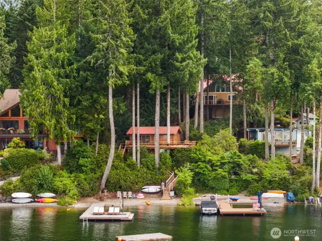 Two residences with endless possibilities.  Entertain guests with ease in their own private guest home.