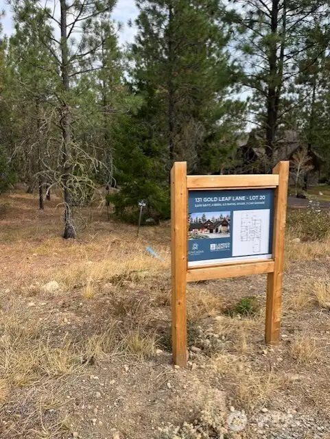 Lot 20 Gold Leaf is level and backs to Nature conservancy.