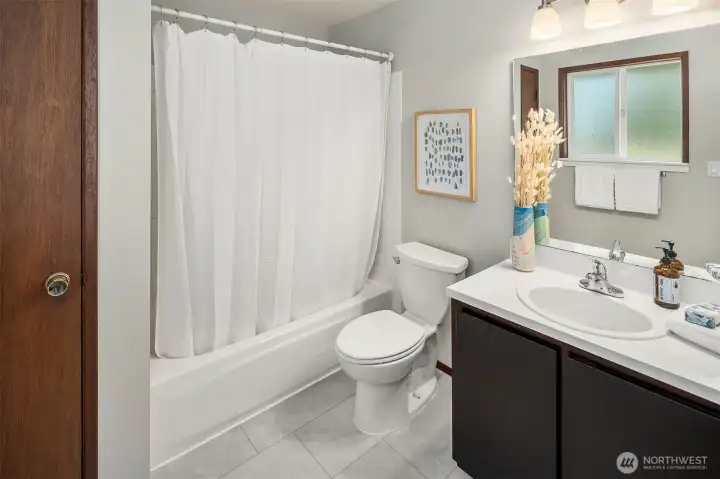 Primary full bath.