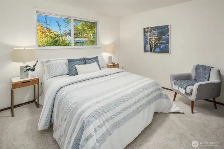 Second main floor bedroom.