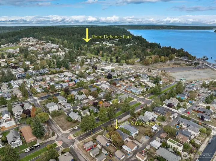 Just steps away from the natural beauty of Point Defiance Park, offering trails, gardens, and waterfront views right at your doorstep. Ruston was made for community atmosphere.