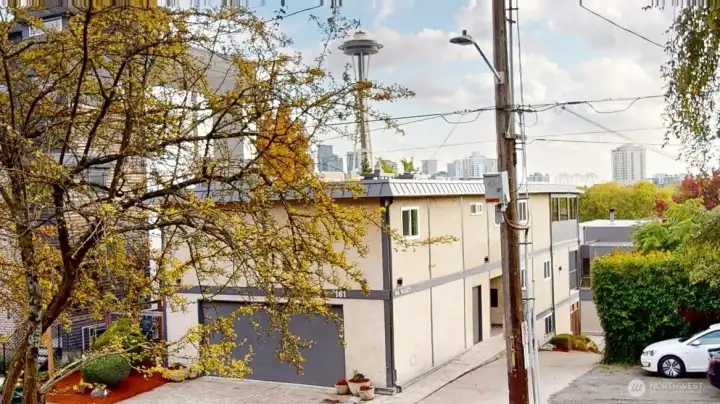 North Facing View of Triplex