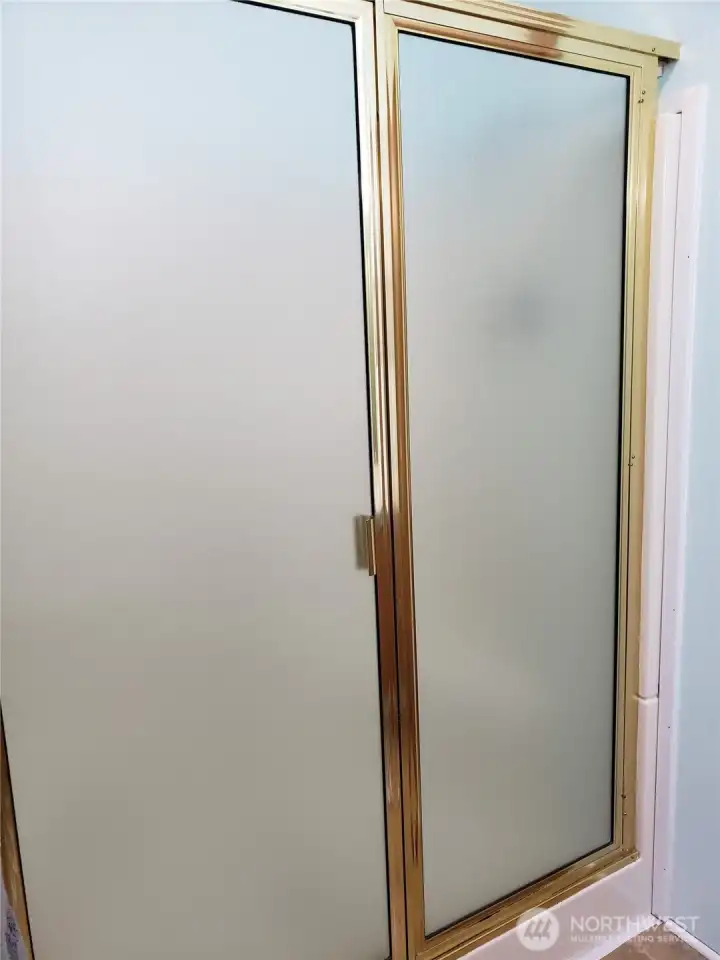 Another Picture of the Nice Size Primary Bath Showing Huge Walk In Shower.